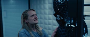 Movie still from “The Invisible Man” (2020), directed by Leigh Whannell – Close Up shot, Over the shoulder angle