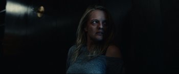 Movie still from “The Invisible Man” (2020), directed by Leigh Whannell – Close Up shot, Low angle