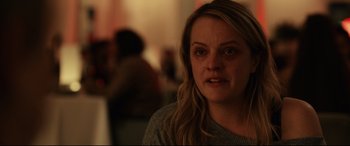 Movie still from “The Invisible Man” (2020), directed by Leigh Whannell – Close Up shot, Over the shoulder angle