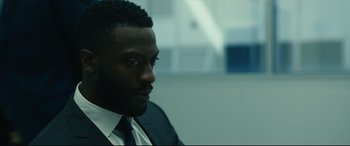 Movie still from “The Invisible Man” (2020), directed by Leigh Whannell – Close Up shot, Over the shoulder angle