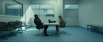 Movie still from “The Invisible Man” (2020), directed by Leigh Whannell – Wide shot, High angle