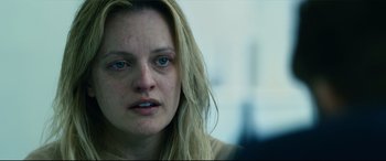 Movie still from “The Invisible Man” (2020), directed by Leigh Whannell – Close Up shot, Over the shoulder angle