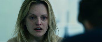 Movie still from “The Invisible Man” (2020), directed by Leigh Whannell – Close Up shot, Over the shoulder angle