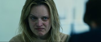 Movie still from “The Invisible Man” (2020), directed by Leigh Whannell – Close Up shot, Over the shoulder angle