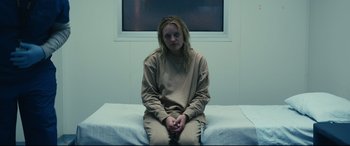 Movie still from “The Invisible Man” (2020), directed by Leigh Whannell – Medium shot, High angle