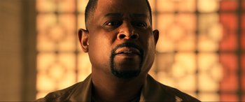 Movie still from “Bad Boys for Life” (2020), directed by Adil El Arbi – A person with a beard; Close Up shot, Low angle