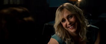 Movie still from “The Judge” (2014), directed by David Dobkin – A person smiling for the camera; Close Up shot, Over the shoulder angle