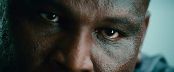 Movie still from “Battleship” (2012), directed by Peter Berg – View of a person's eyes; Extreme Close Up shot, High angle
