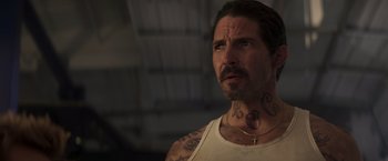 Movie still from “Born a Champion” (2021), directed by Alex Ranarivelo – Close Up shot, Over the shoulder angle