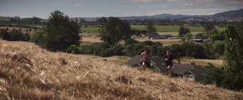 Movie still from “Born a Champion” (2021), directed by Alex Ranarivelo – Extreme Wide shot, Low angle