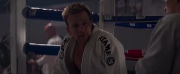 Movie still from “Born a Champion” (2021), directed by Alex Ranarivelo – Close Up shot, Over the shoulder angle