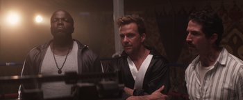 Movie still from “Born a Champion” (2021), directed by Alex Ranarivelo – Medium shot, Low angle