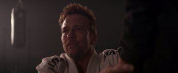 Movie still from “Born a Champion” (2021), directed by Alex Ranarivelo – Close Up shot, Over the shoulder angle