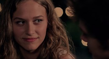 Movie still from “Boyhood” (2014), directed by Richard Linklater – A person with curly hair; Close Up shot, Over the shoulder angle