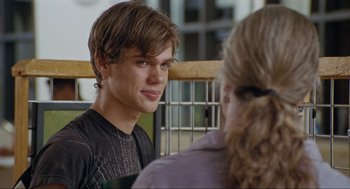 Movie still from “Boyhood” (2014), directed by Richard Linklater – A man and a woman are talking to each other; Close Up shot, Over the shoulder angle