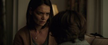 Movie still from “Brahms: The Boy II” (2020), directed by William Brent Bell – A person talking to another person; Close Up shot, Over the shoulder angle