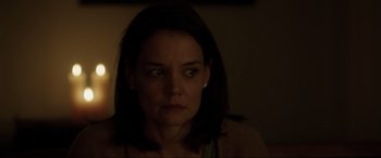 Movie still from “Brahms: The Boy II” (2020), directed by William Brent Bell – A person looking at the camera; Close Up shot, Over the shoulder angle