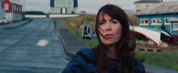 Movie still from “The Secret Life of Walter Mitty” (2013), directed by Ben Stiller – A person outside near a road; Close Up shot, Low angle
