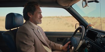 Movie still from “Chupa” (2023), directed by Jonás Cuarón – Medium shot, Over the shoulder angle