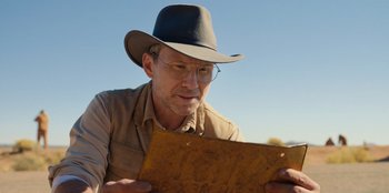 Movie still from “Chupa” (2023), directed by Jonás Cuarón – Close Up shot, Over the shoulder angle