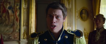 Movie still from “Cinderella” (2021), directed by Kay Cannon – Close Up shot, Low angle