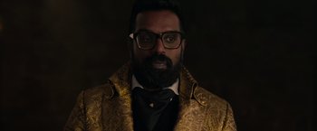 Movie still from “Cinderella” (2021), directed by Kay Cannon – Close Up shot, Over the shoulder angle