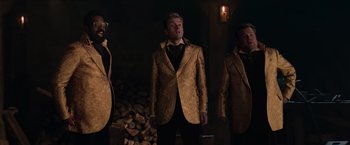 Movie still from “Cinderella” (2021), directed by Kay Cannon – Medium shot, Low angle