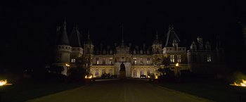 Movie still from “Cinderella” (2021), directed by Kay Cannon – Extreme Wide shot, High angle