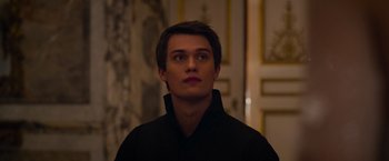 Movie still from “Cinderella” (2021), directed by Kay Cannon – Close Up shot, Over the shoulder angle