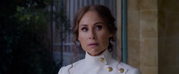 Movie still from “Cinderella” (2021), directed by Kay Cannon – Close Up shot, Over the shoulder angle