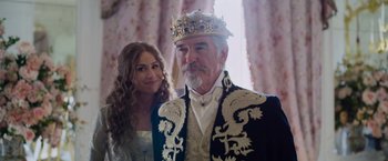 Movie still from “Cinderella” (2021), directed by Kay Cannon – Close Up shot, Over the shoulder angle