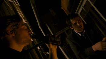 Movie still from “Cloverfield” (2008), directed by Matt Reeves – Medium shot, Low angle