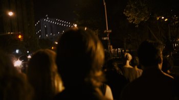 Movie still from “Cloverfield” (2008), directed by Matt Reeves – Extreme Wide shot, Over the shoulder angle