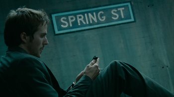 Movie still from “Cloverfield” (2008), directed by Matt Reeves – Close Up shot, Low angle