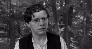 Movie still from “The White Ribbon” (2009), directed by Michael Haneke – Close Up shot, Over the shoulder angle