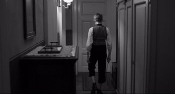 Movie still from “The White Ribbon” (2009), directed by Michael Haneke – Medium shot, Over the shoulder angle