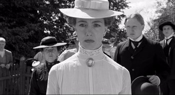 Movie still from “The White Ribbon” (2009), directed by Michael Haneke – Close Up shot, Low angle