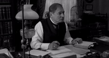 Movie still from “The White Ribbon” (2009), directed by Michael Haneke – Medium shot, High angle