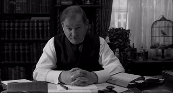 Movie still from “The White Ribbon” (2009), directed by Michael Haneke – Medium shot, Over the shoulder angle