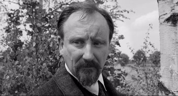 Movie still from “The White Ribbon” (2009), directed by Michael Haneke – Close Up shot, Low angle