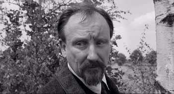 Movie still from “The White Ribbon” (2009), directed by Michael Haneke – Close Up shot, Low angle