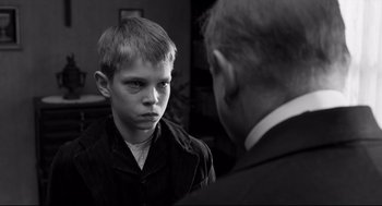 Movie still from “The White Ribbon” (2009), directed by Michael Haneke – Close Up shot, Over the shoulder angle