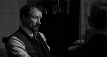 Movie still from “The White Ribbon” (2009), directed by Michael Haneke – Close Up shot, Over the shoulder angle