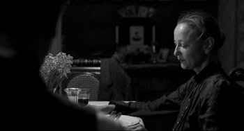 Movie still from “The White Ribbon” (2009), directed by Michael Haneke – Close Up shot, Over the shoulder angle