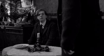 Movie still from “The White Ribbon” (2009), directed by Michael Haneke – Medium shot, Over the shoulder angle