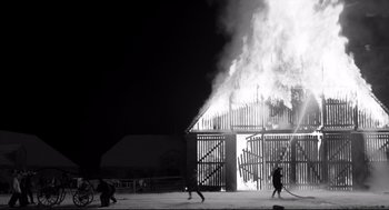 Movie still from “The White Ribbon” (2009), directed by Michael Haneke – Extreme Wide shot, Low angle