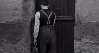 Movie still from “The White Ribbon” (2009), directed by Michael Haneke – Medium shot, High angle