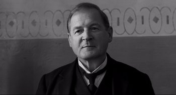 Movie still from “The White Ribbon” (2009), directed by Michael Haneke – Close Up shot, Low angle