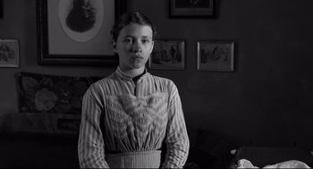 Movie still from “The White Ribbon” (2009), directed by Michael Haneke – Medium shot, Low angle