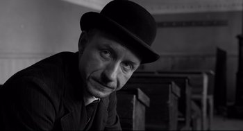 Movie still from “The White Ribbon” (2009), directed by Michael Haneke – Close Up shot, Low angle